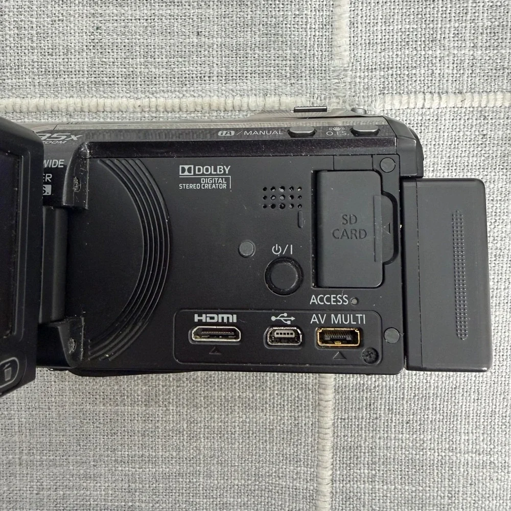 Panasonic HDC-SD60P Camcorder Full HD w/ SD Card Charger TESTED WORKS